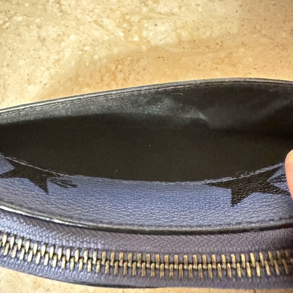 Coach F53426 Star Canyon Quinn Limited Edition Black/Blue Leather Wallet - Picture 8 of 16